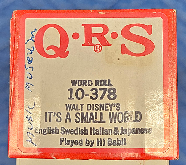 QRS Its A Small World