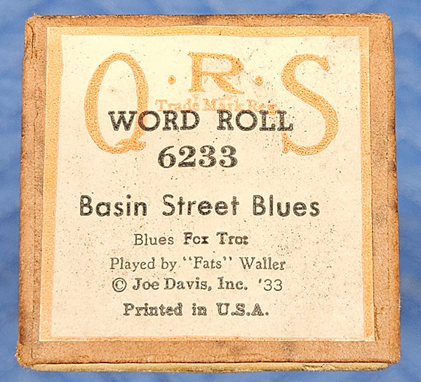 QRS Basin Street Blues