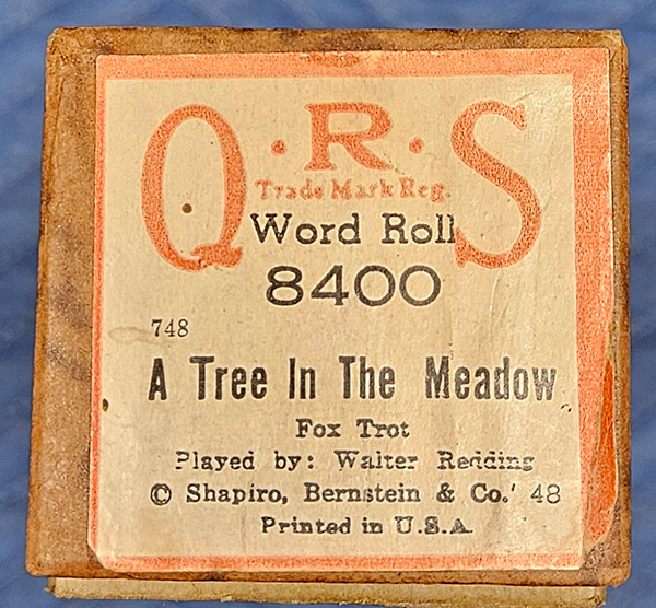 QRS A Tree In the Meadow