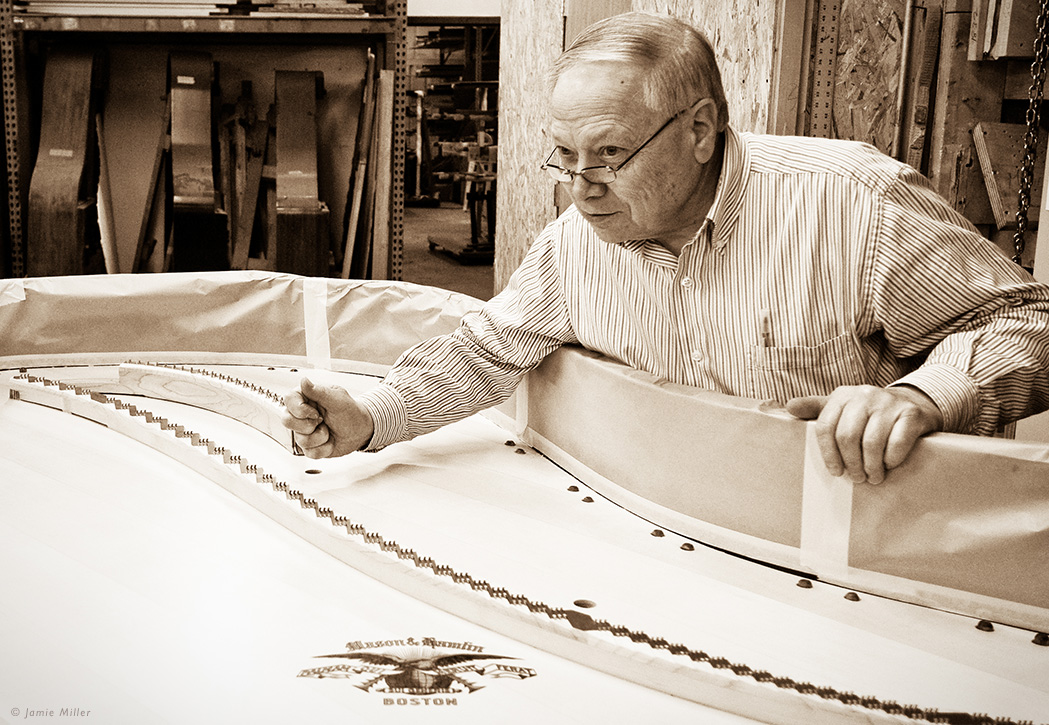 James Reeder 'Inspects' the Soundboard