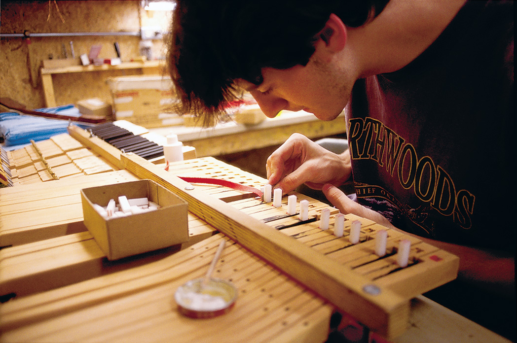 Gluing Key Bushings into Keys