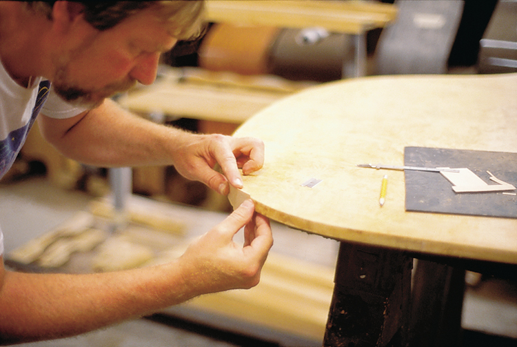 Piano Lid Veneer Repair