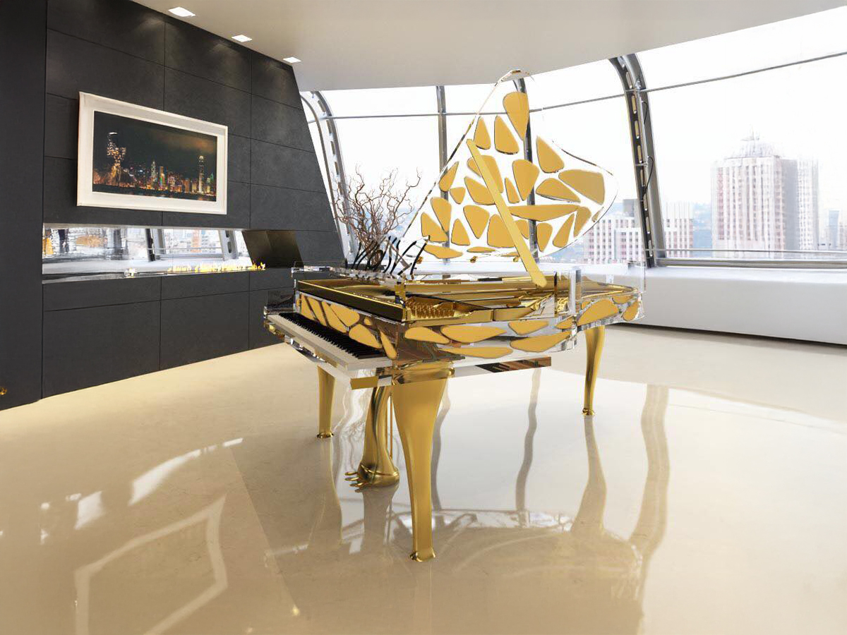 Crystal Hive Yellow Gold